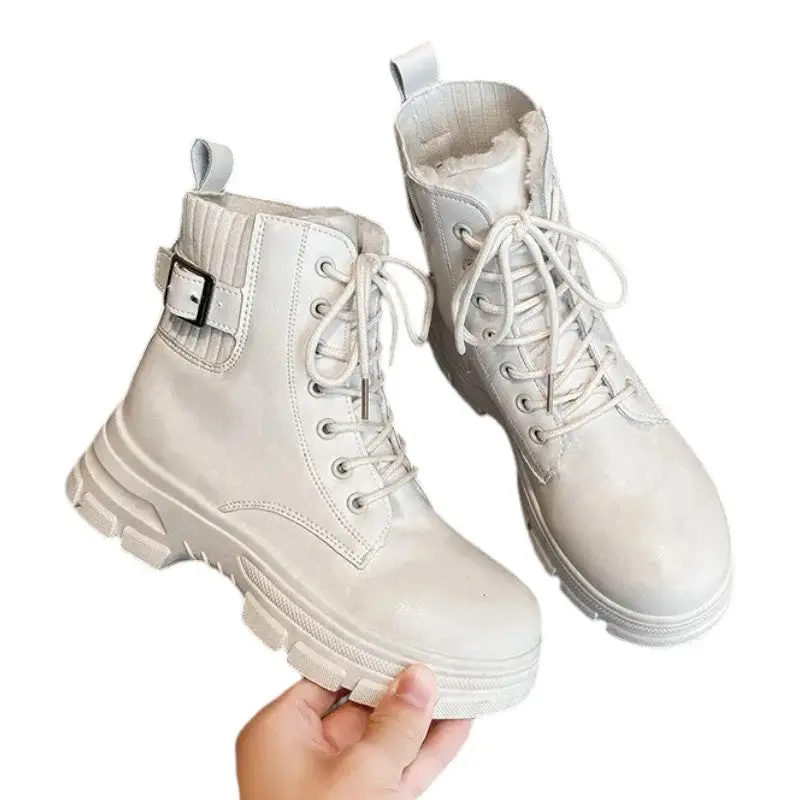 Chaussures type rangers femme - Image 6