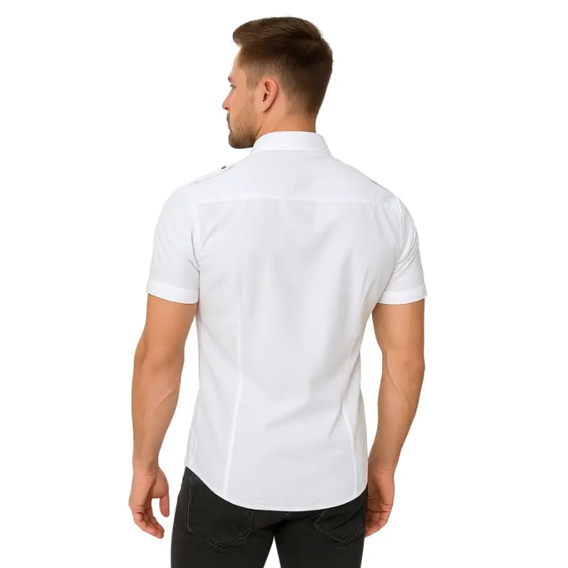 Chemise avec épaulette homme - Image 14