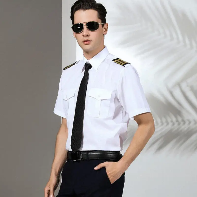 Chemise blanche militaire - Image 4