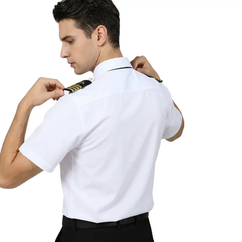 Chemise blanche uniforme militaire - Image 9