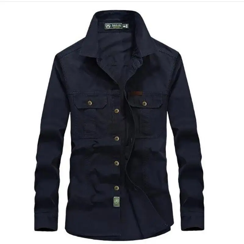 Chemise homme style militaire