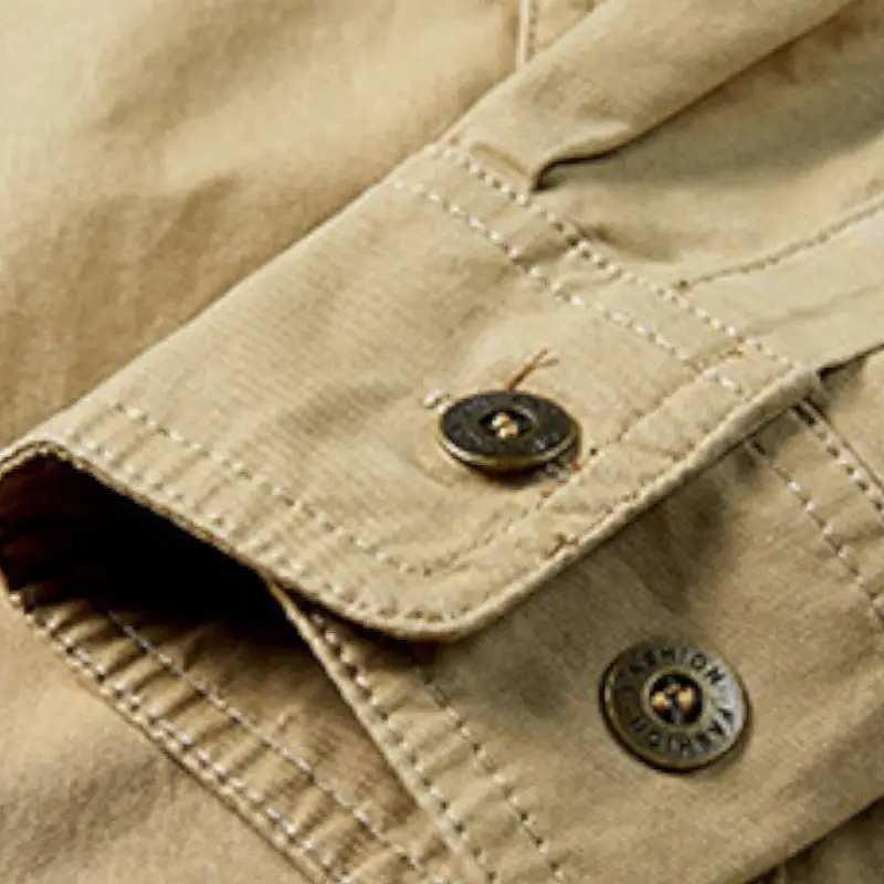 Chemise homme style militaire - Image 11