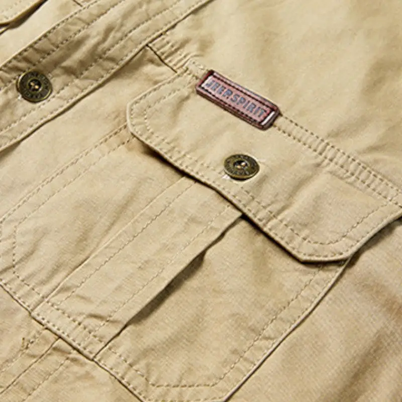 Chemise homme style militaire - Image 13