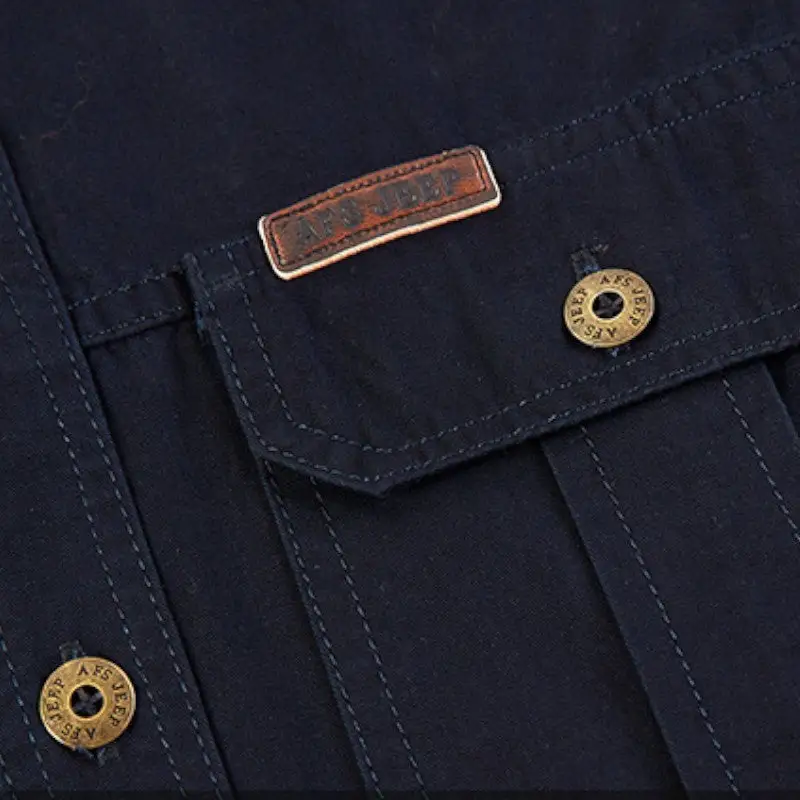 Chemise homme style militaire - Image 4