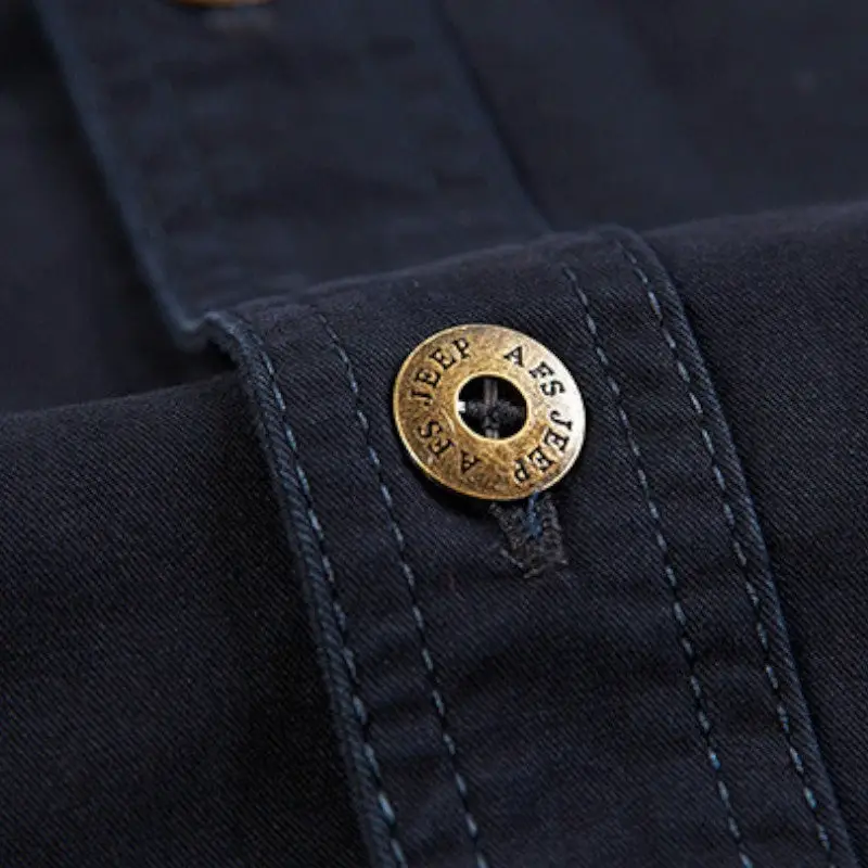 Chemise homme style militaire - Image 5