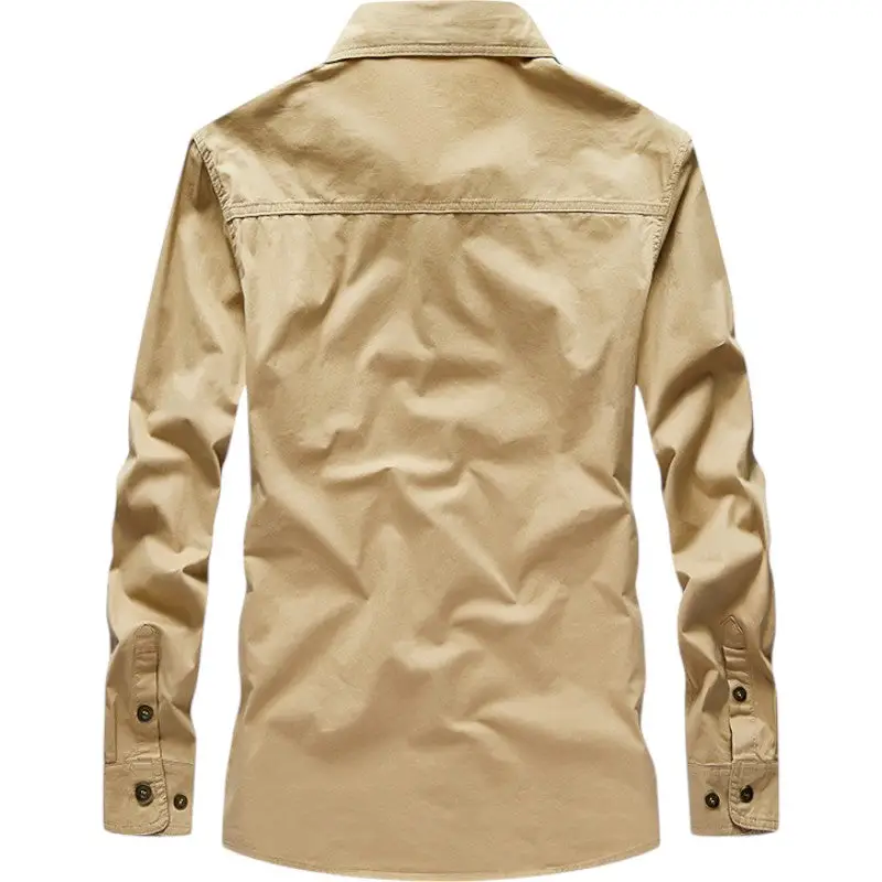 Chemise homme style militaire - Image 9