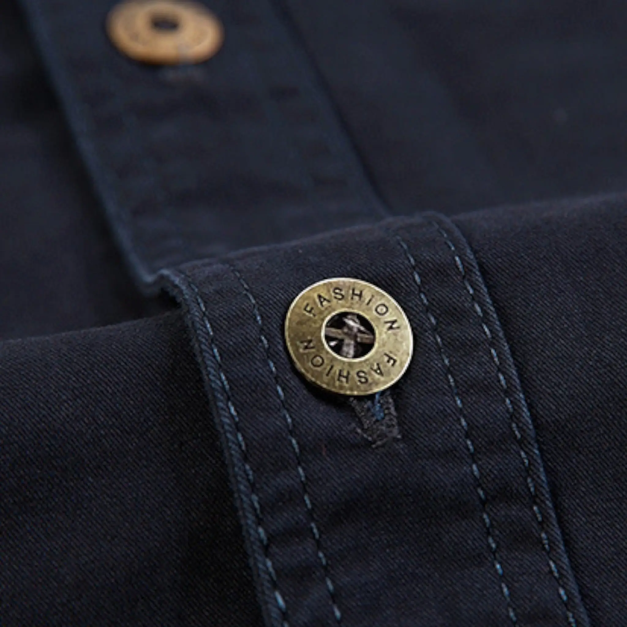 CHEMISE MILITAIRE A DOUBLE POCHES - Image 4