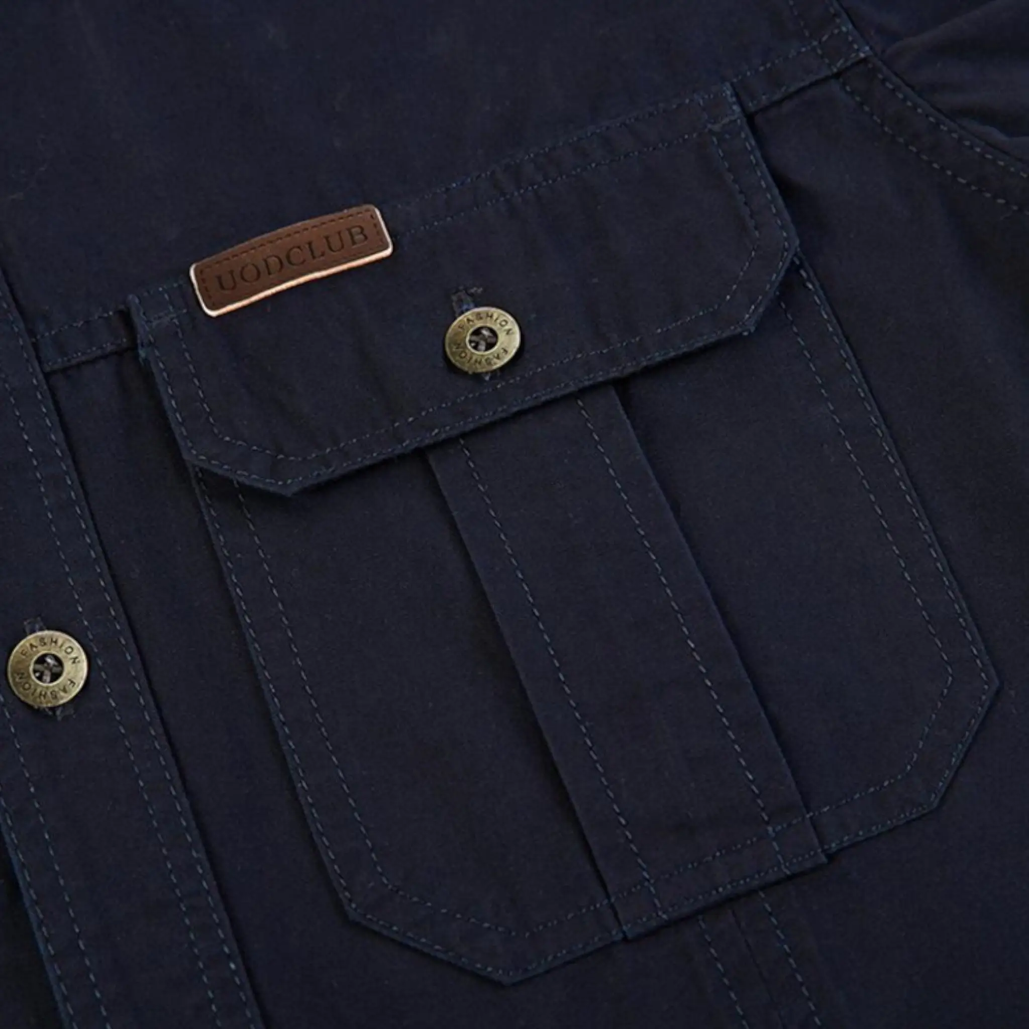 CHEMISE MILITAIRE A DOUBLE POCHES - Image 6