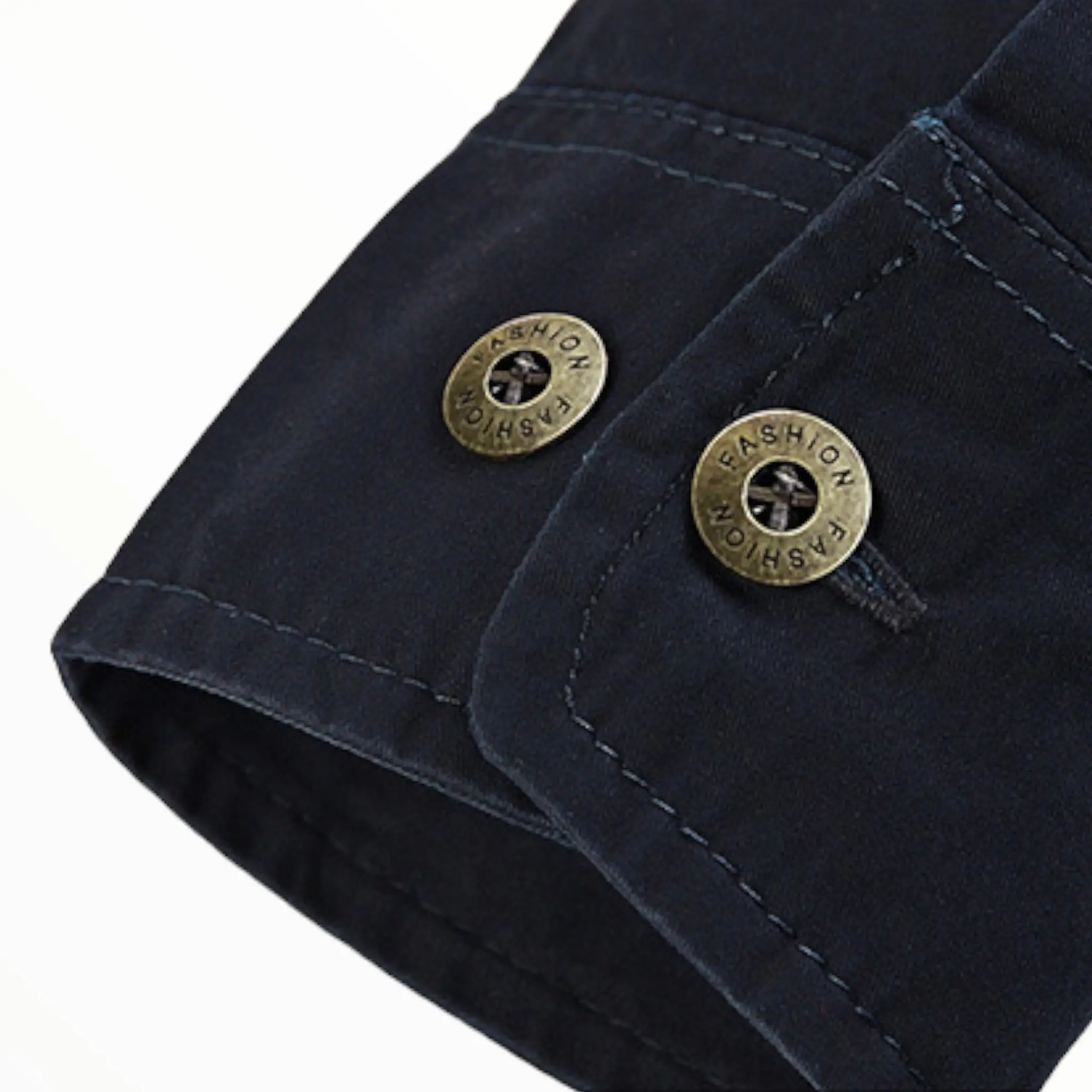 CHEMISE MILITAIRE A DOUBLE POCHES - Image 9