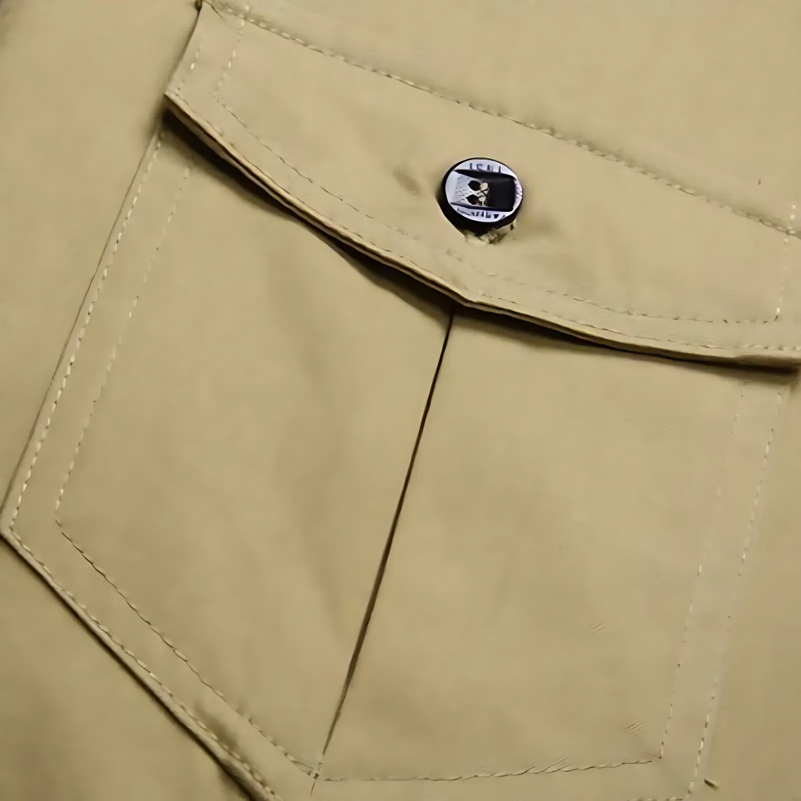 Chemise militaire homme kaki - Image 4