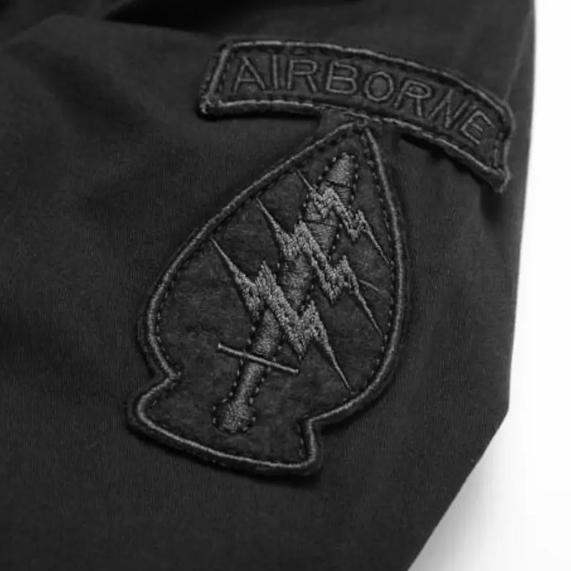 Chemise militaire noire - Image 8