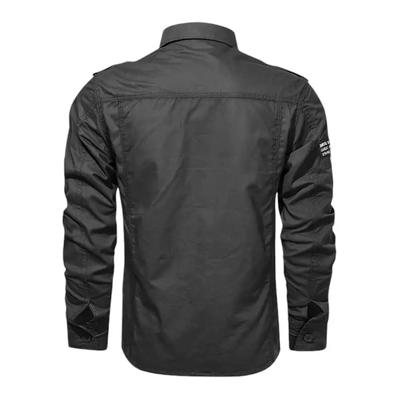 Chemise style homme militaire - Image 3