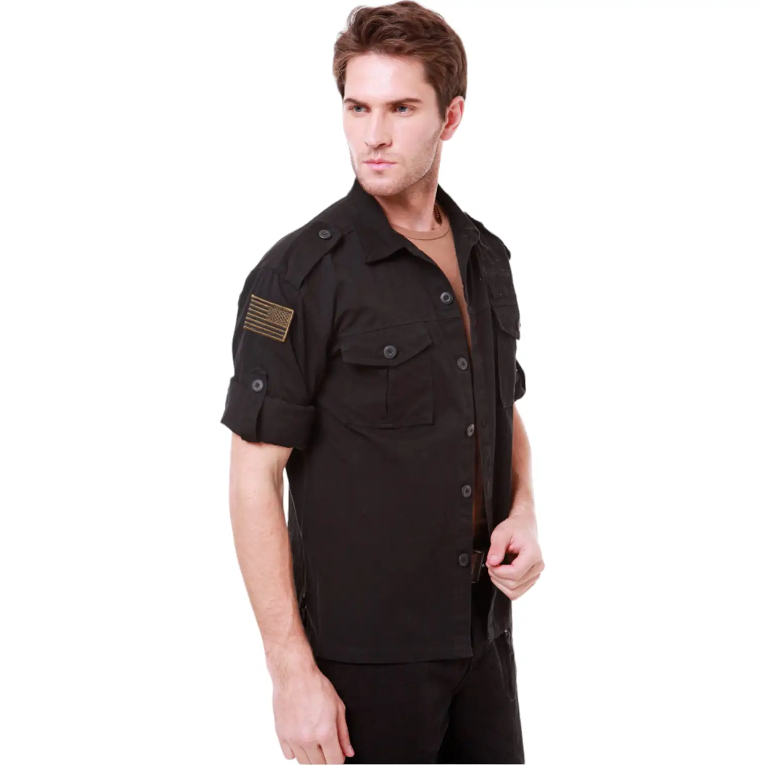 Chemise style militaire homme - Image 10