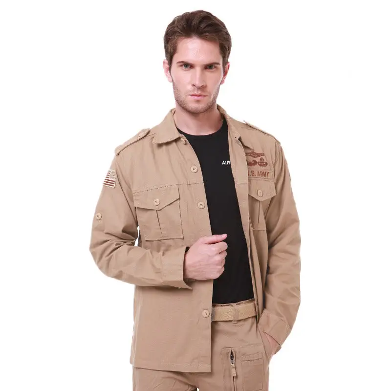 Chemise style militaire homme - Image 13