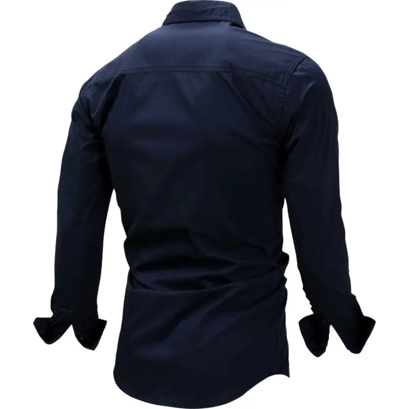 Chemise vert militaire homme - Image 4