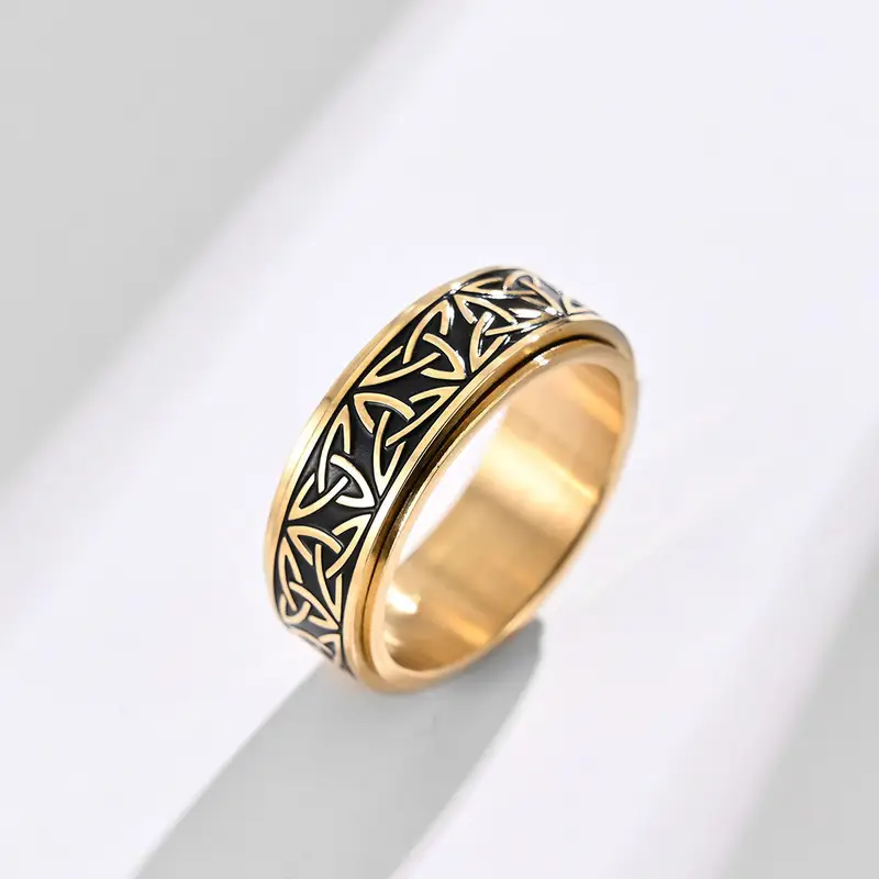 Chevaliere homme argent initiale - Image 10