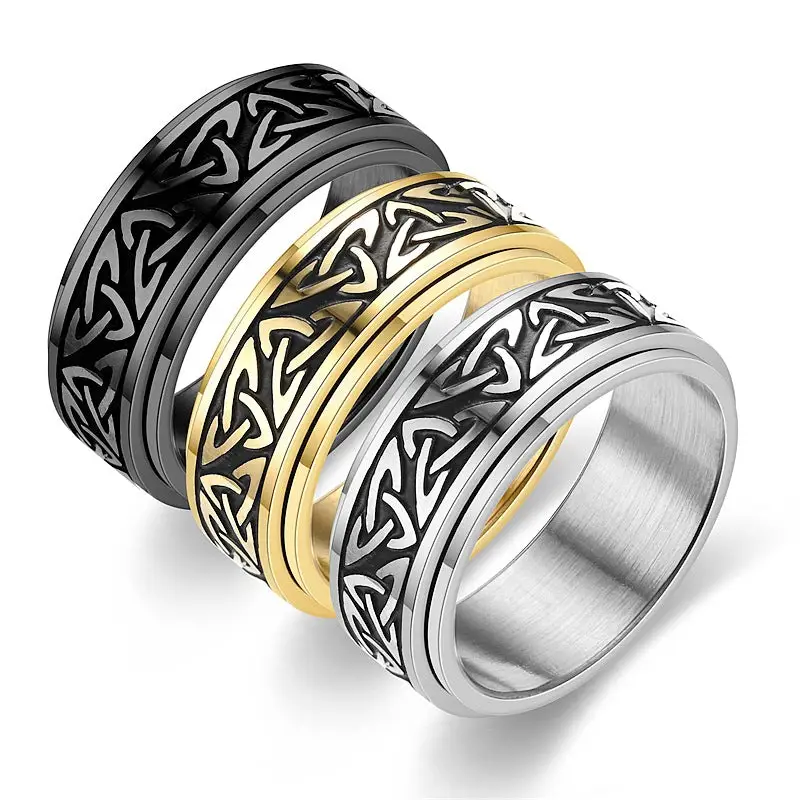 Chevaliere homme argent initiale - Image 11