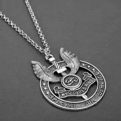COLLIER MILITAIRE - ARMÉE DE L'AIR (ARGENT) - Image 4