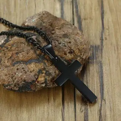COLLIER MILITAIRE AVEC MOTIF DE CROIX (CÉRAMIQUE) - Image 6