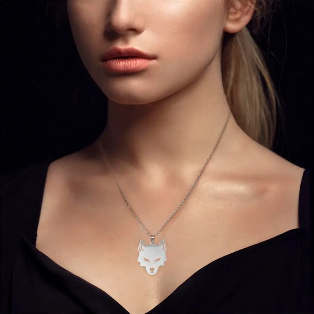 COLLIER MILITAIRE - LOUP SOLITAIRE (ARGENT) - Image 11