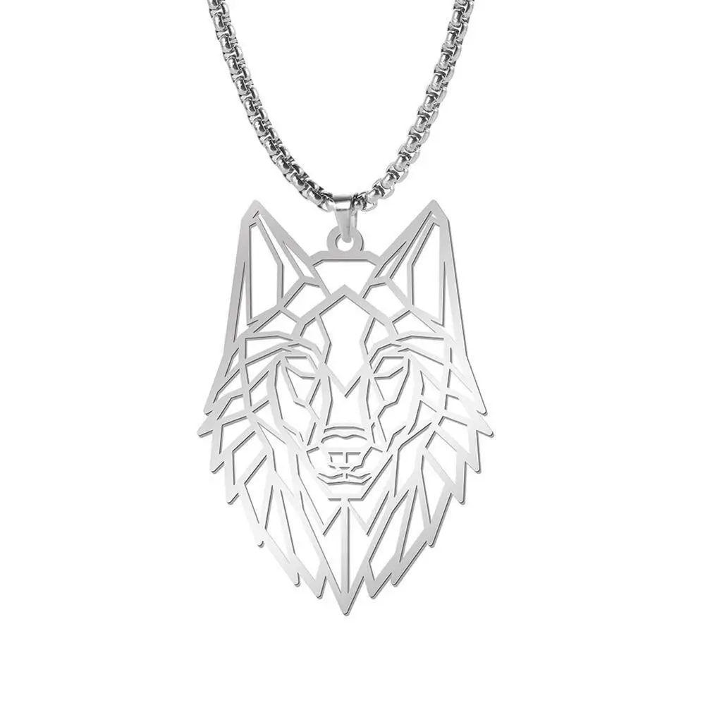 COLLIER MILITAIRE - LOUP SOLITAIRE (ARGENT) - Image 2