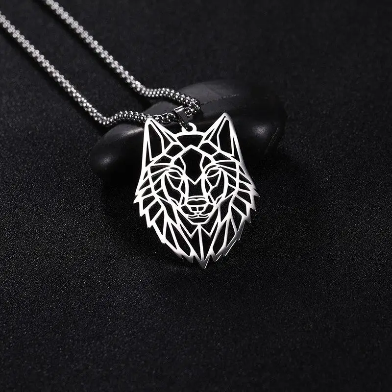 COLLIER MILITAIRE - LOUP SOLITAIRE (ARGENT) - Image 3