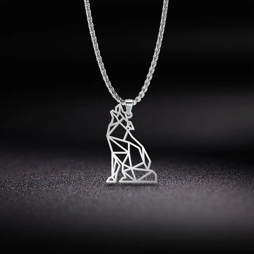 COLLIER MILITAIRE - LOUP SOLITAIRE (ARGENT) - Image 9