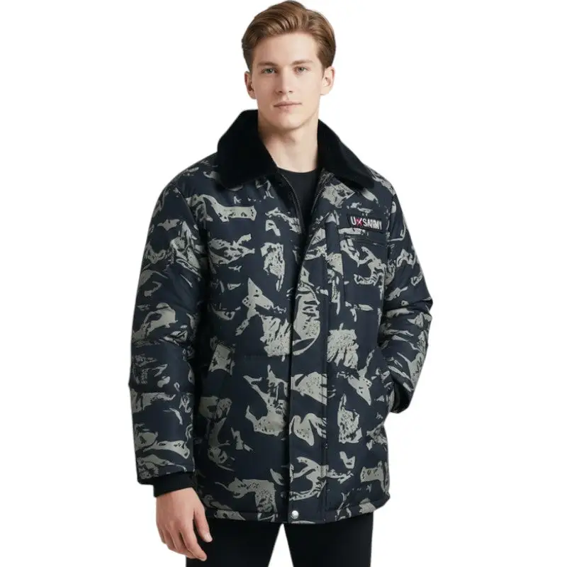 Doudoune camouflage militaire homme - Image 7