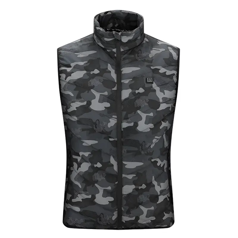 Doudoune chauffante camouflage