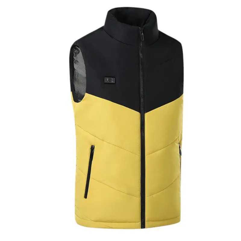 Doudoune chauffante jaune - Image 2