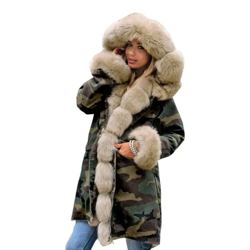 Doudoune femme militaire - Image 2