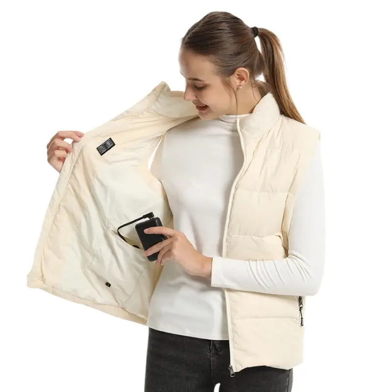Doudoune gilet chauffante femme - Image 6