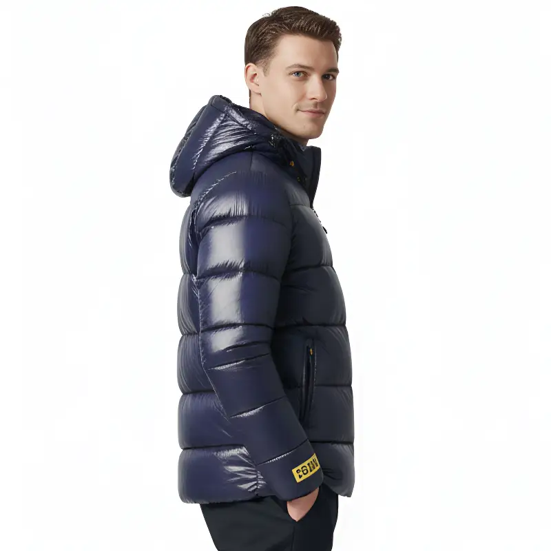 Doudoune militaire bleu - Image 3