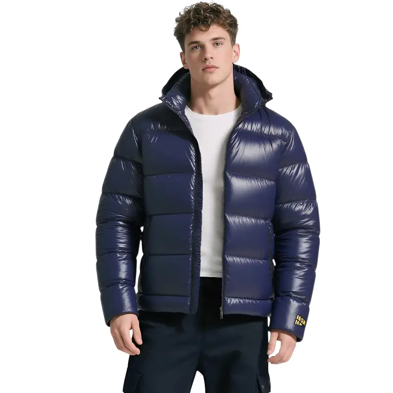 Doudoune militaire bleu - Image 6