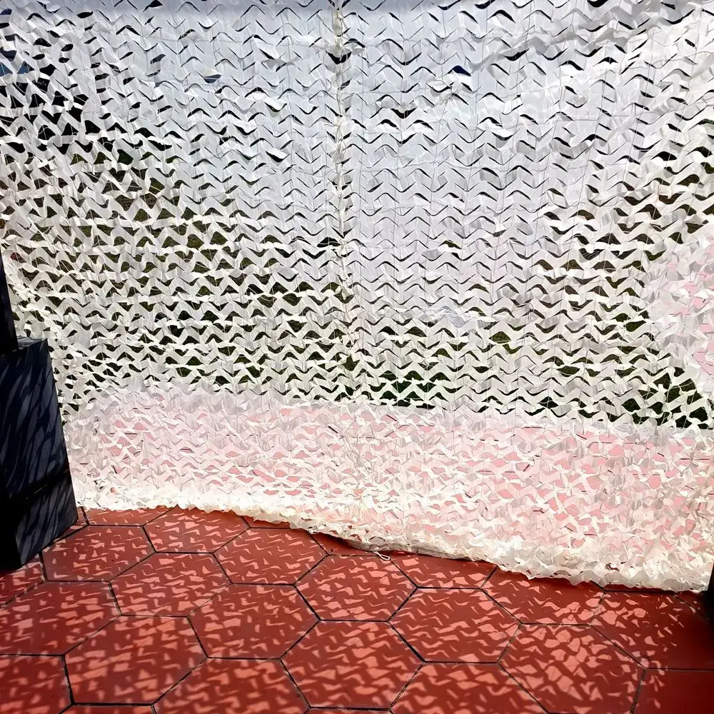 Filet camouflage blanc pour pergola - Image 12