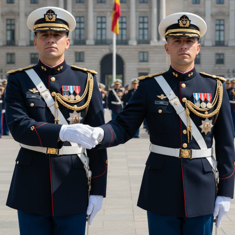 Gant blanc ceremonie militaire - Image 5