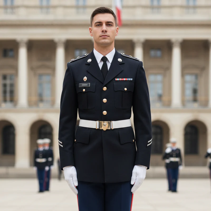 Gant blanc ceremonie militaire - Image 6