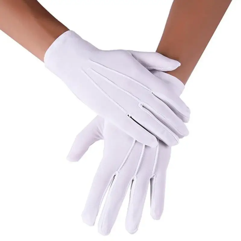Gant blanc militaire - Image 7