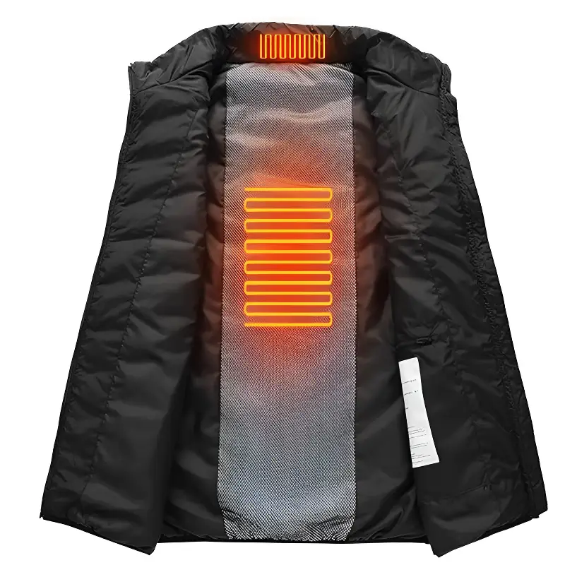 Gilet chauffant grande taille homme - Image 5