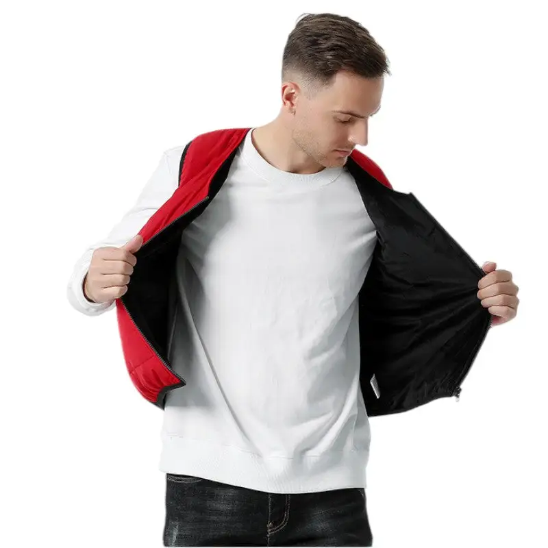 Gilet chauffant homme rouge - Image 9
