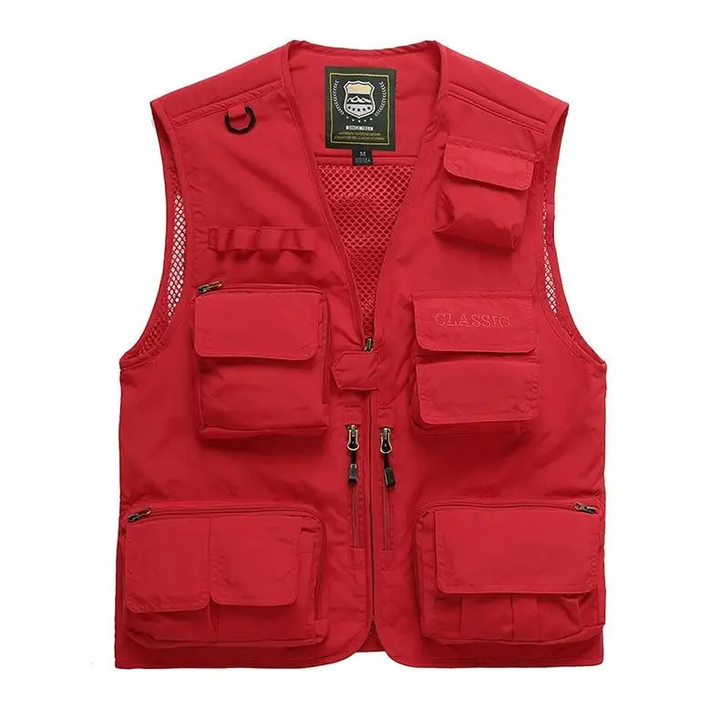 Gilet de chasse orange - Image 3