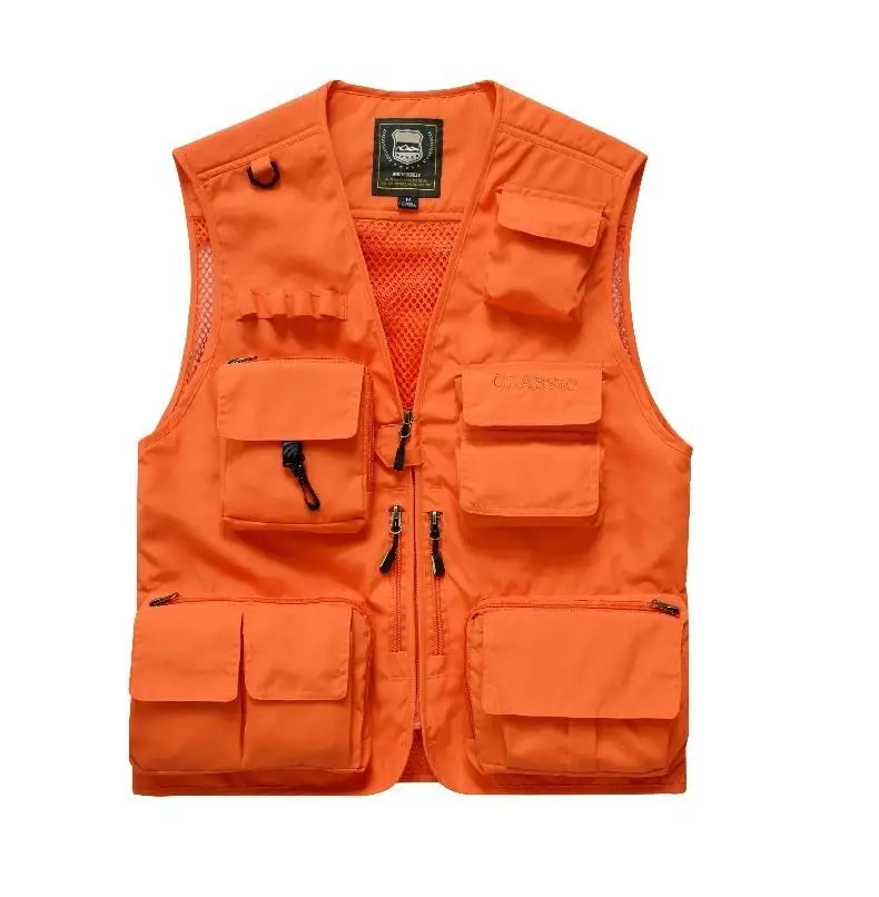 Gilet de chasse orange - Image 6