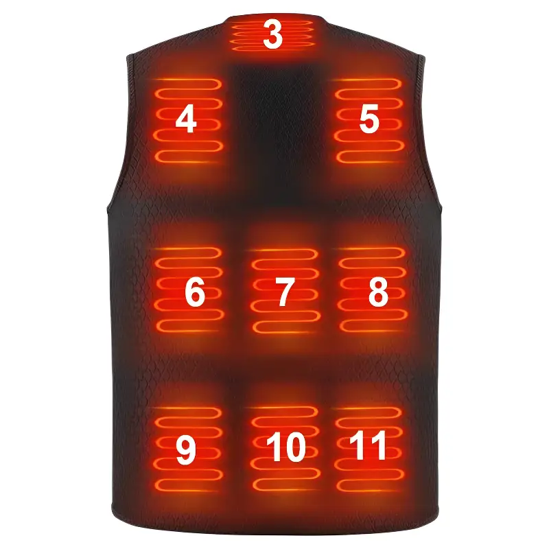 Gilet sport chauffant homme - Image 5