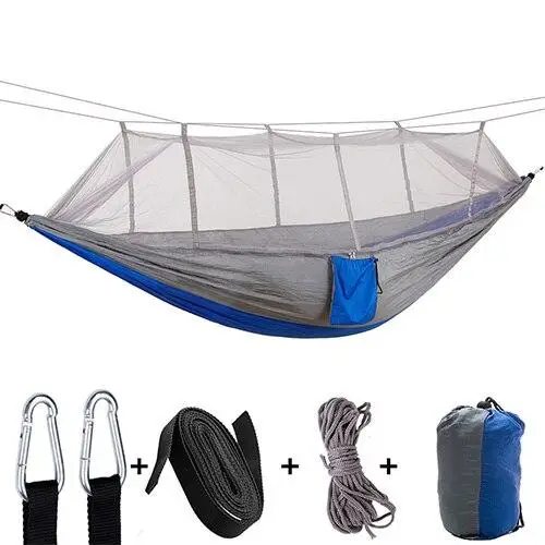 HAMAC TOILE PARACHUTE DOUBLE AVEC MOUSTIQUAIRE - Image 18