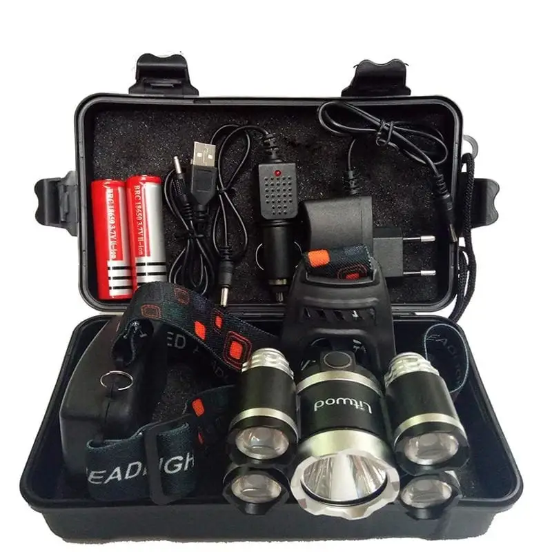 LAMPE FRONTALE - LAMPE FRONTALE 4000 LUMEN CREE XML T6+4XPE - Image 3