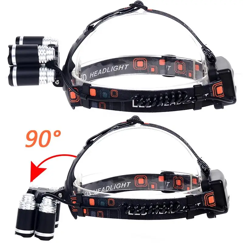 LAMPE FRONTALE - LAMPE FRONTALE 4000 LUMEN CREE XML T6+4XPE - Image 4