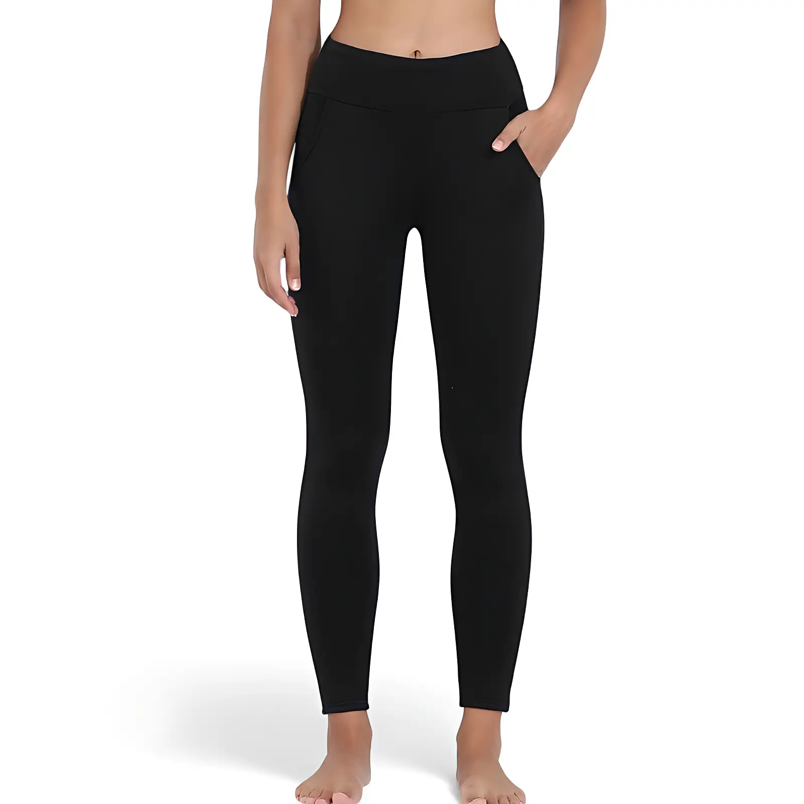 Legging doublé polaire femme randonné - Image 10