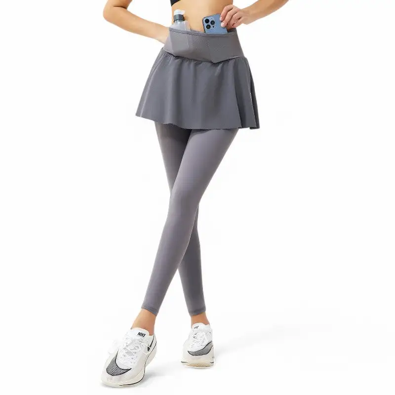 Legging jupe 2 en 1 femme sport randonnée - Image 15