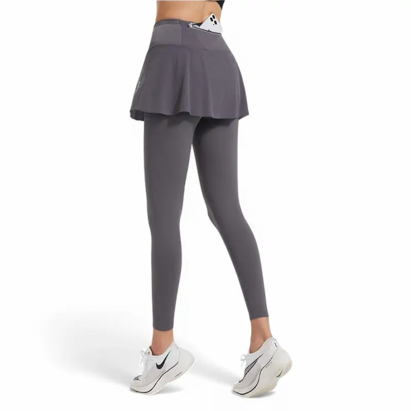 Legging jupe 2 en 1 femme sport randonnée - Image 17