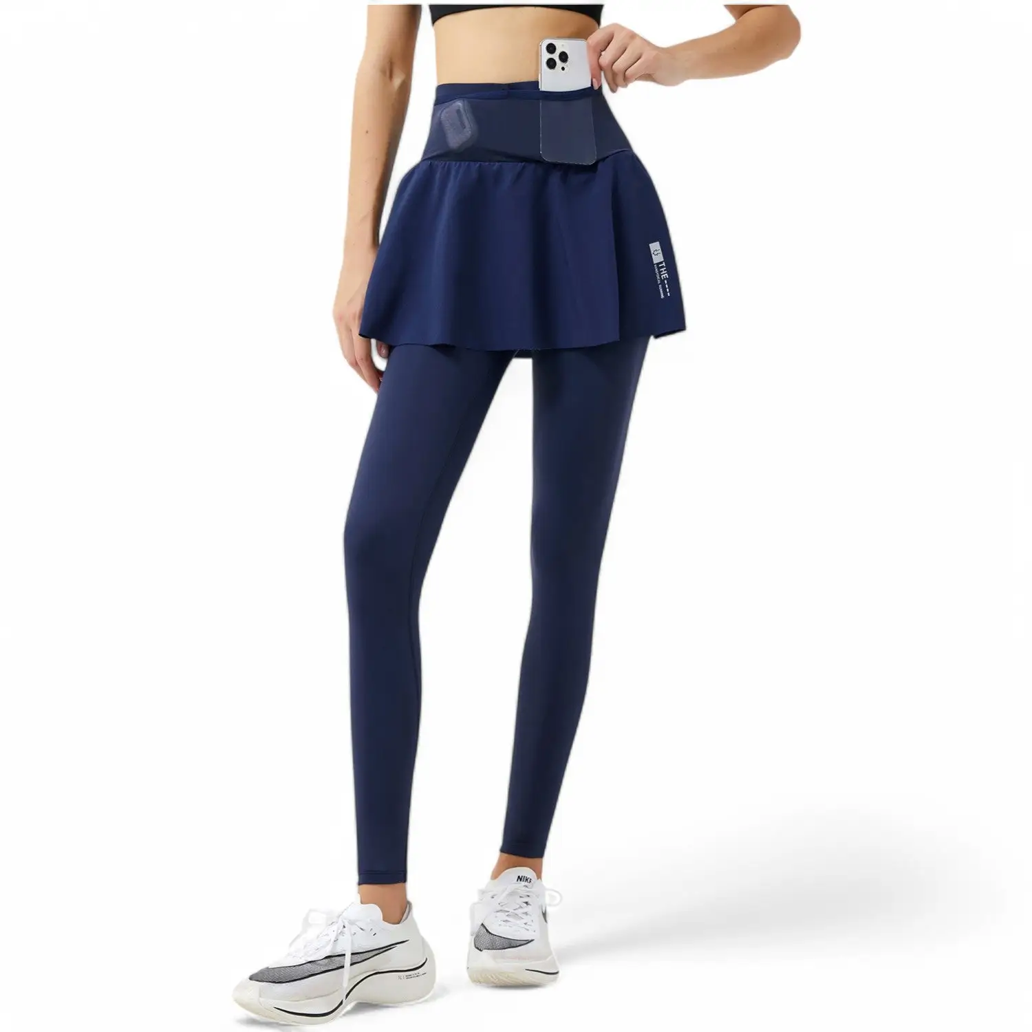 Legging jupe 2 en 1 femme sport randonnée - Image 5